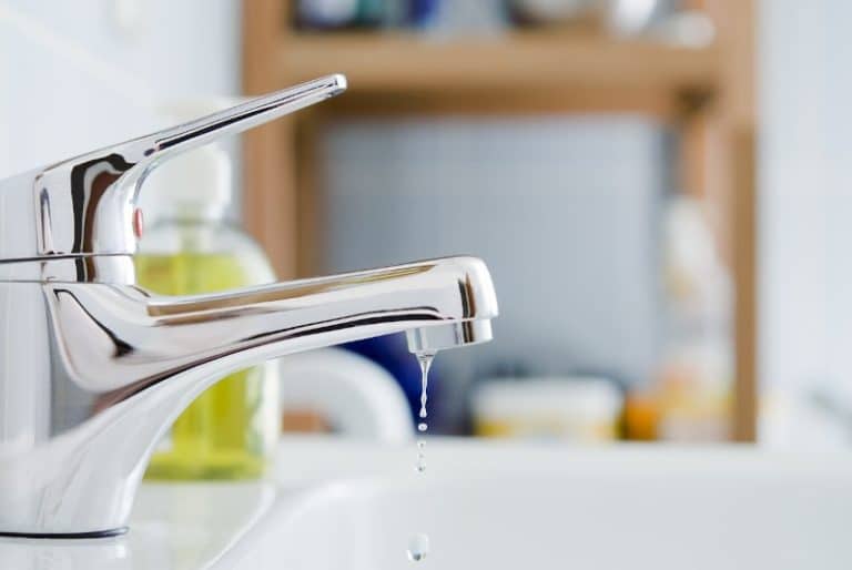 sink with low water pressure dripping